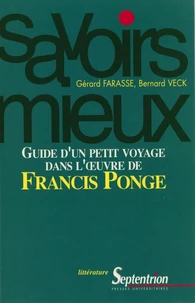 Guide d'un petit voyage dans l'oeuvre de Francis Ponge