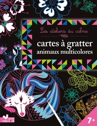 Faratiana Andriamanga - Cartes à gratter animaux multicolores.