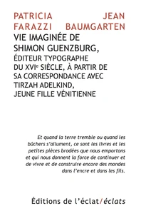 Vie imaginée de Shimon Guenzburg