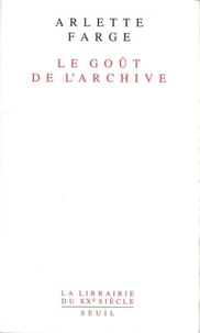 Le goût de l'archive