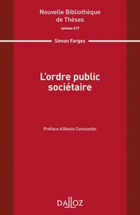 L'ordre public sociétaire