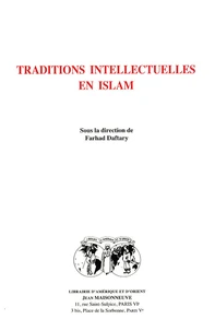 Traditions intellectuelles en Islam