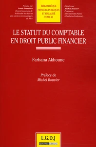 Le statut du comptable en droit public financier