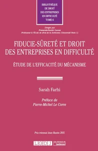 Fiducie-sûreté et droit des entreprises en difficulté