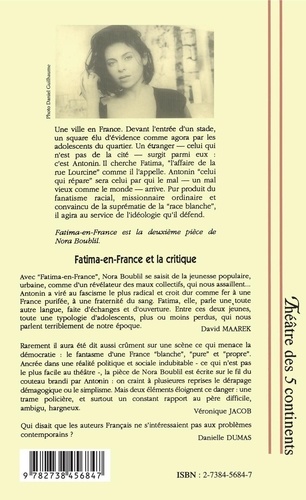 Fatima-en-France. Théâtre, [Théâtre de Proposition, 18 février 1997