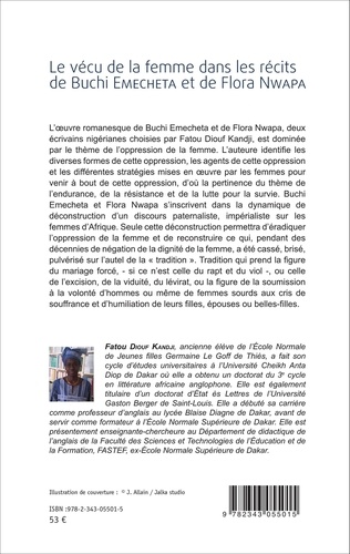 Le vécu de la femme dans les récits de Buchi Emecheta et de Flora Nwapa. Endurance, résistance et lutte pour la survie