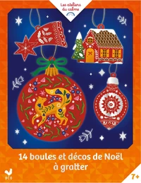 14 boules et décos de Noël à gratter