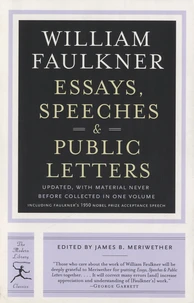 Essays, Speeches and Public Letters