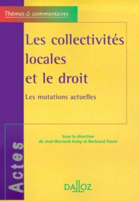 Les collectivités locales et le droit