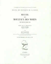 Recueil des rouleaux des morts (VIIIe siècle-vers 1536)
