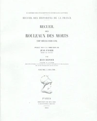 Recueil des rouleaux des morts (VIIIe siècle-vers 1536)