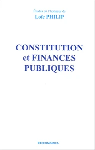 Constitution et finances publiques