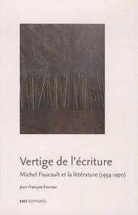 Vertiges de l'écriture