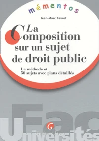La composition sur un sujet de droit public