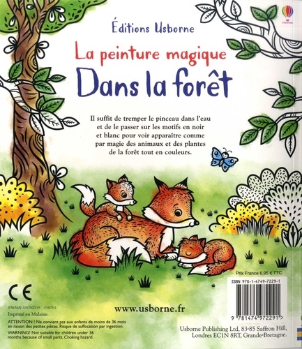 Dans la forêt. Avec un pinceau