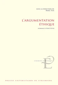 L'argumentation éthique