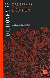 Dictionnaire des termes d'édition