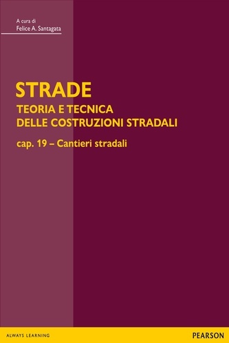Felice Santagata - STRADE – cap. 19 Cantieri stradali.