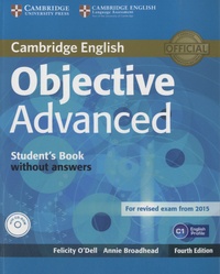 Felicity O'Dell - Objective Advanced - Student's Book without Answers. 1 Cédérom