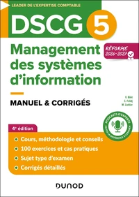 DSCG 5 - Management des systèmes d'information - Manuel - Réforme 2026-2027