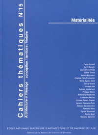 Felix- His ghislain - Cahiers thematiques, n  15. materialites.