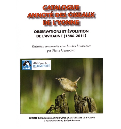 Félix Rabé - Catalogue annoté des oiseaux de lYonne - Observations et évolution de l'avifaune (1886-2014).