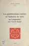 Félix Rodes et  Faculté de droit de l'Universi - Les gentilshommes-verriers et l'industrie du verre en Languedoc sous l'Ancien Régime - Thèse pour le Doctorat en droit.