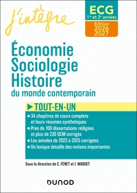 Economie, Sociologie, Histoire du monde contemporain ECG 1re et 2e années
