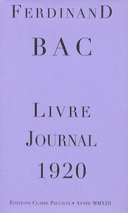 Livre-Journal 1920