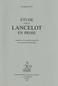 Etude sur le Lancelot en prose