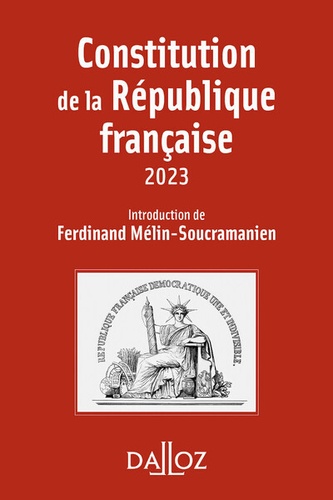 Constitution de la République française  Edition 2023