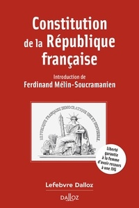 Ferdinand Mélin-Soucramanien - Constitution de la République française.
