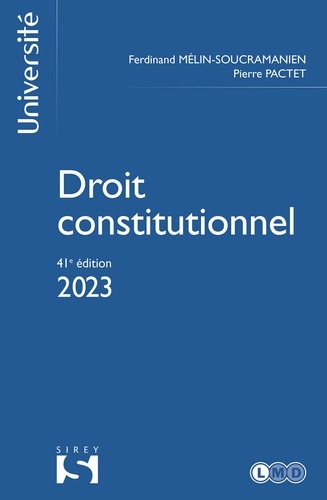 Droit constitutionnel  Edition 2023
