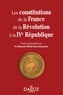 Ferdinand Mélin-Soucramanien - Les constitutions de la France de la Révolution à la IVe République.