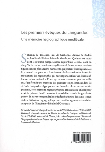 Les premiers évêques du Languedoc. Une mémoire hagiographique médiévale