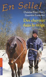 Des chevaux dans la neige