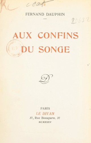 Aux confins du songe