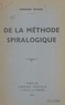 Fernand Nicaud - De la méthode spiralogique.