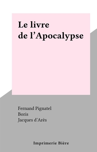 Le livre de l'Apocalypse