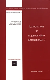 Les mutations de la justice pénale internationale ?