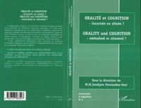 Oralité et cognition : Orality and cognition