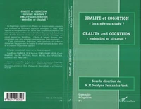 Oralité et cognition : Orality and cognition