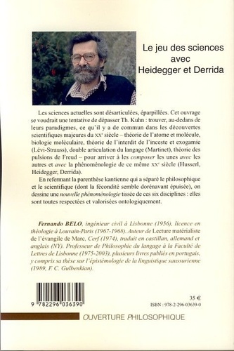 Le jeu des sciences avec Heidegger et Derrida. Volume 1, Scène, retraits et régulation de l'aléatoire