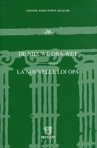 La nouvelle loi OPA