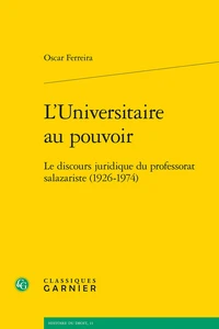 L'universitaire au pouvoir