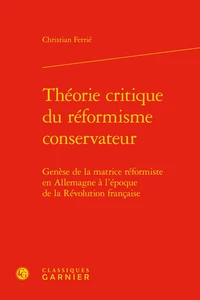 Théorie critique du réformisme conservateur
