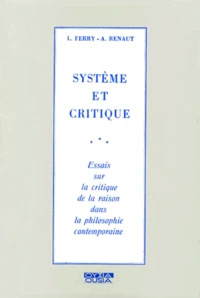 SYSTEME ET CRITIQUE.