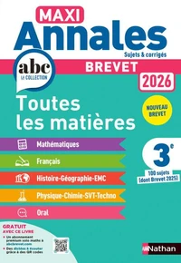 Brevet 3e toutes les matières Maxi Annales