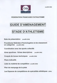 Guide d'aménagement stade d'athlétisme
