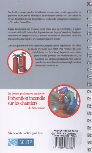 Les bonnes pratiques en matière de prévention incendie sur les chantiers du bâti existant
